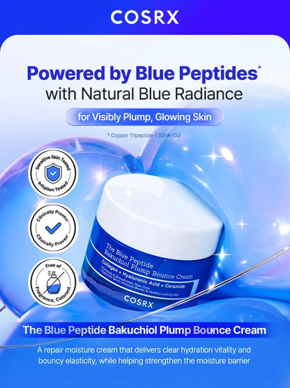 The Blue Peptide Bakuchiol Plump Bounce Cream 50ml