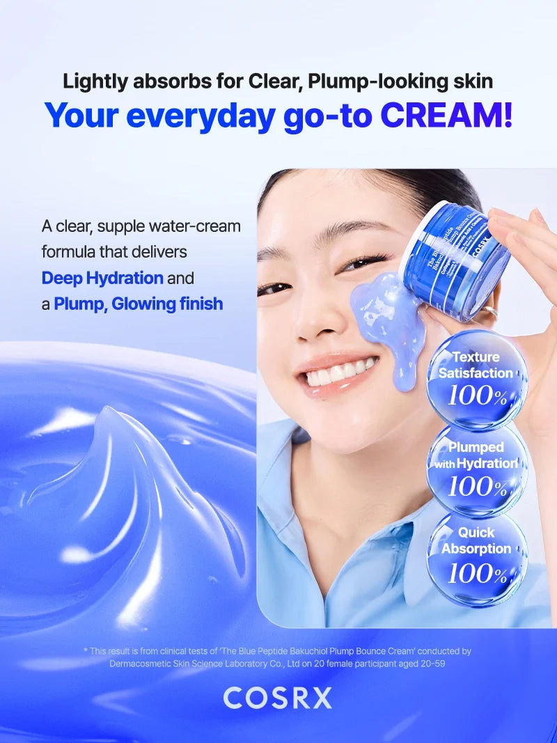 The Blue Peptide Bakuchiol Plump Bounce Cream 50ml