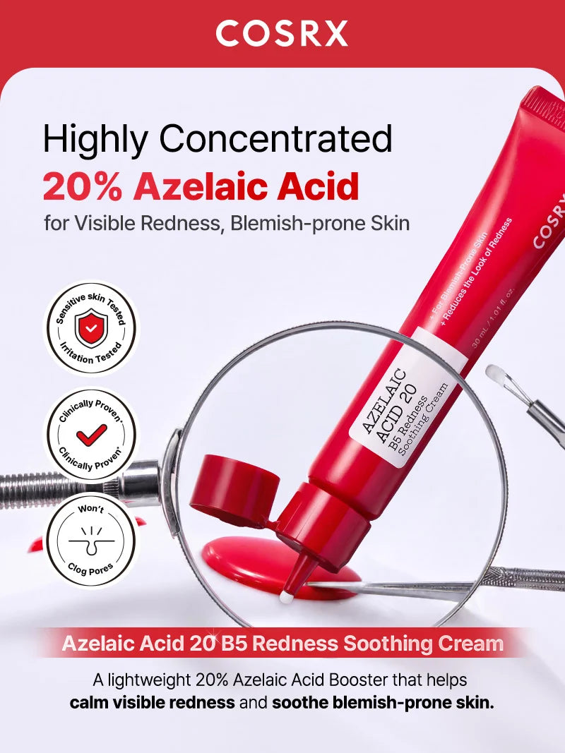 Azelaic Acid 20 B5 Redness Soothing Cream 30ml