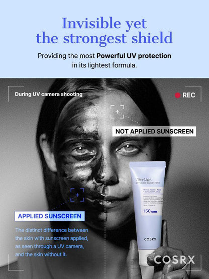 Ultra-Light Invisible Sunscreen SPF50 PA++++ 50ml