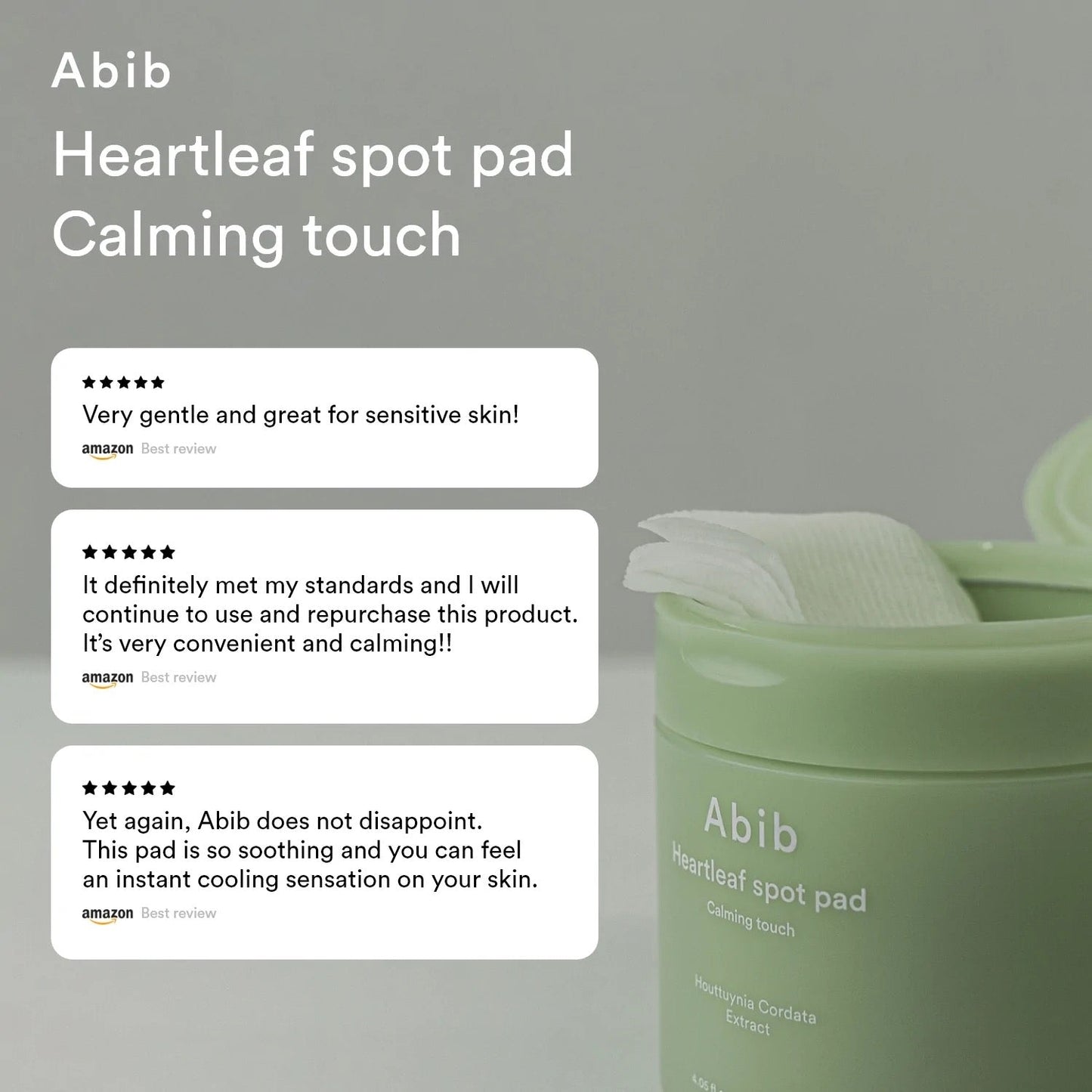 Buy Abib Heartleaf Spot Pad Calming Touch 150ml 80Pads Online in Saudi Arabia - YASHIE SA