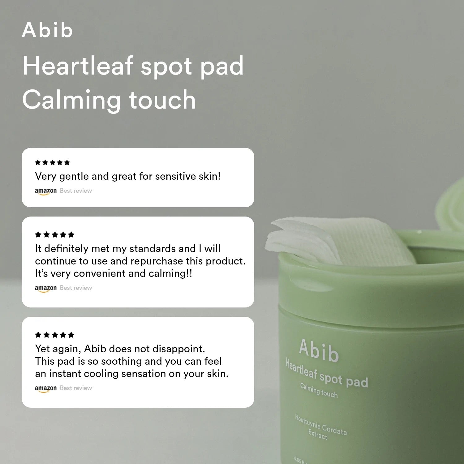 Buy Abib Heartleaf Spot Pad Calming Touch 150ml 80Pads Online in Saudi Arabia - YASHIE SA