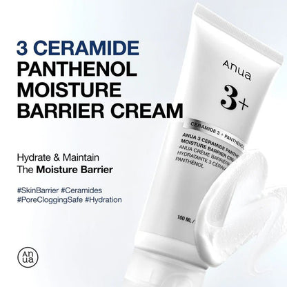 Buy Anua 3 Ceramide Panthenol Moisture Barrier Cream 100ml Online in Saudi Arabia - YASHIE SA