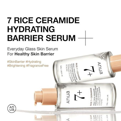 Buy Anua 7 Rice Ceramide Hydrating Barrier Serum 50ml Online in Saudi Arabia - YASHIE SA