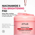 Buy Anua Niacinamide 5 TXA Brightening Pad 180ml Online in Saudi Arabia - YASHIE SA