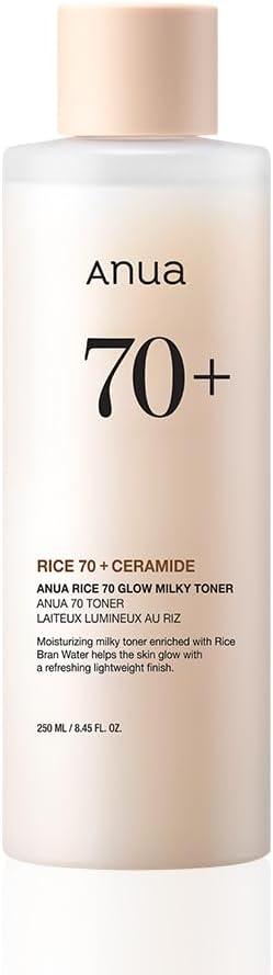 Buy Anua Rice 70 Glow Milky Toner 250ml Online in Saudi Arabia - YASHIE SA