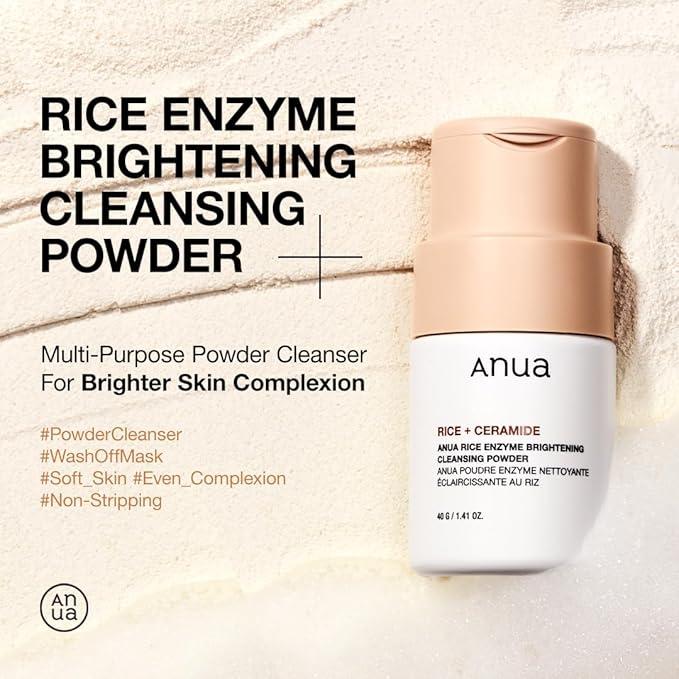 Buy Anua Rice Enzyme Brightening Cleansing Powder 40g Online in Saudi Arabia - YASHIE SA