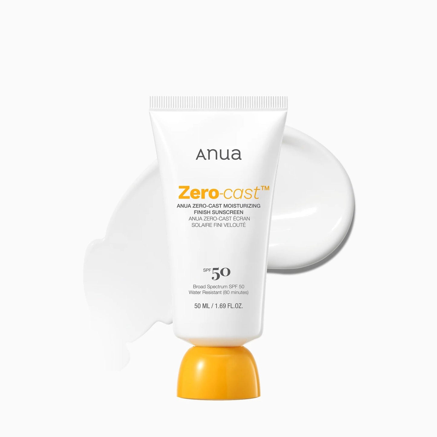 Buy Anua Zero - cast Moisturizing Finish Sunscreen 50ml Online in Saudi Arabia - YASHIE SA