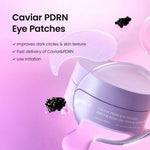 Biodance Caviar PDRN Eye Patches highlighted for dark circle improvement and low irritation.