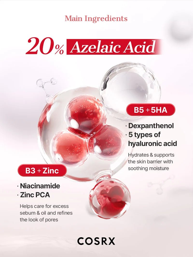 Buy Cosrx Azelaic Acid 20 B5 Redness Soothing Cream 30ml Online in Saudi Arabia - YASHIE SA