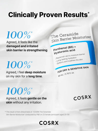 Buy Cosrx The Ceramide Skin Barrier Moisturizer 80ml Online in Saudi Arabia - YASHIE SA