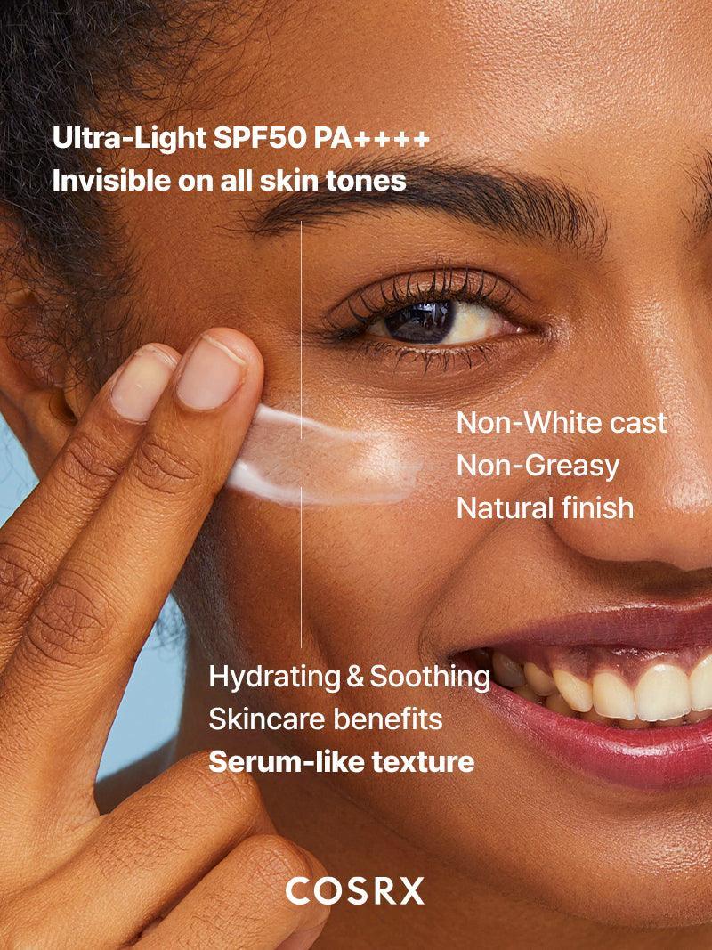 Buy Cosrx Ultra-Light Invisible Sunscreen SPF50 PA++++ 50ml Online in Saudi Arabia - YASHIE SA