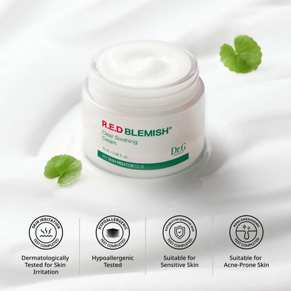 Buy Dr G Red Blemish Clear Soothing Cream 70ml Online in Saudi Arabia - YASHIE SA