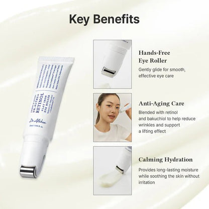 Benefits of hands-free application and anti-aging eye care.