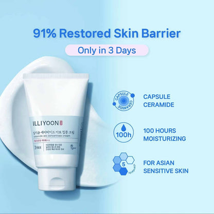 Buy Illiyoon Ceramide Ato Concentrate Cream 200ml Online in Saudi Arabia - YASHIE SA