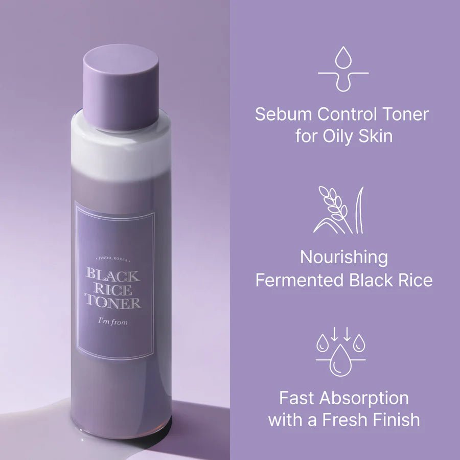 Buy I'm From Black Rice Toner 150ml Online in Saudi Arabia - YASHIE SA