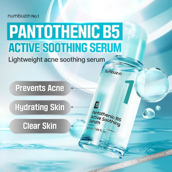 Buy Numbuzin No.1 Pantothenic B5 Active Soothing Serum 50ml Online in Saudi Arabia - YASHIE SA
