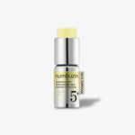 numbuzin No.5 Glutathione TXA Advanced Dark Spot Ampoule Concentrate silver bottle with yellow cap.