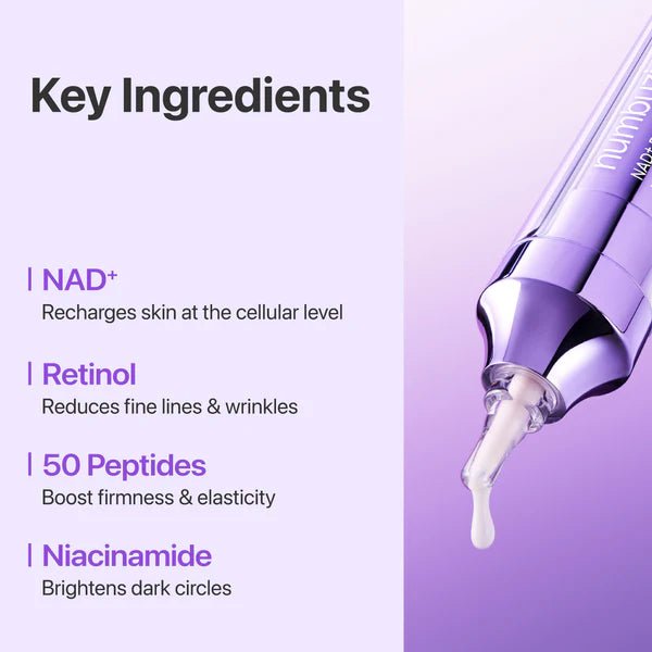 Buy Numbuzin No.9 NAD Retinol Volumetox Eye Cream 10ml Online in Saudi Arabia - YASHIE SA