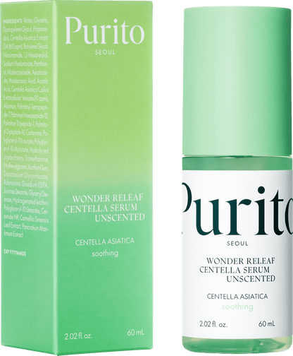 Buy Purito Wonder Releaf Centella Serum Unscented 60ml Online in Saudi Arabia - YASHIE SA