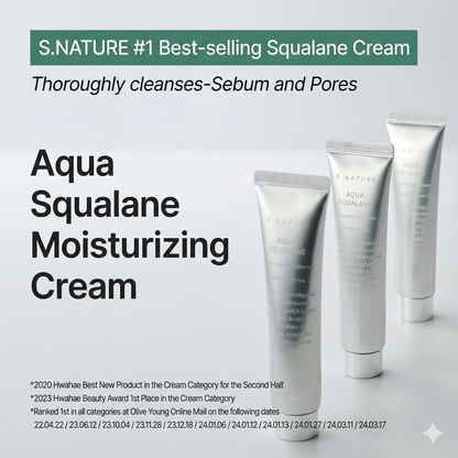 Buy S.NATURE Aqua Squalane Moisturizing Cream 60ml Online in Saudi Arabia - YASHIE SA