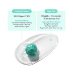 Comparison of capsule nutrients versus light gel hydration benefits.