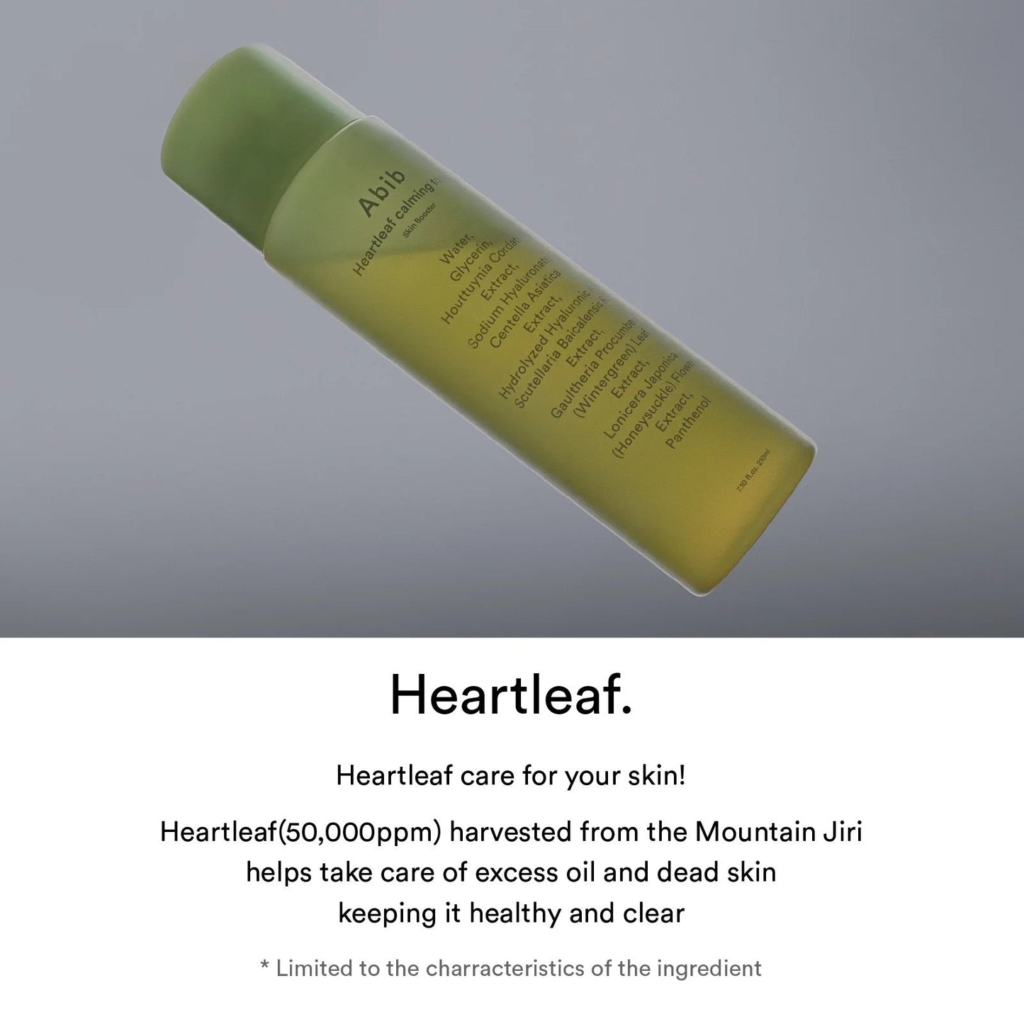 Buy Abib Heartleaf calming toner Skin booster - 200ml Online in Saudi Arabia - YASHIE SA