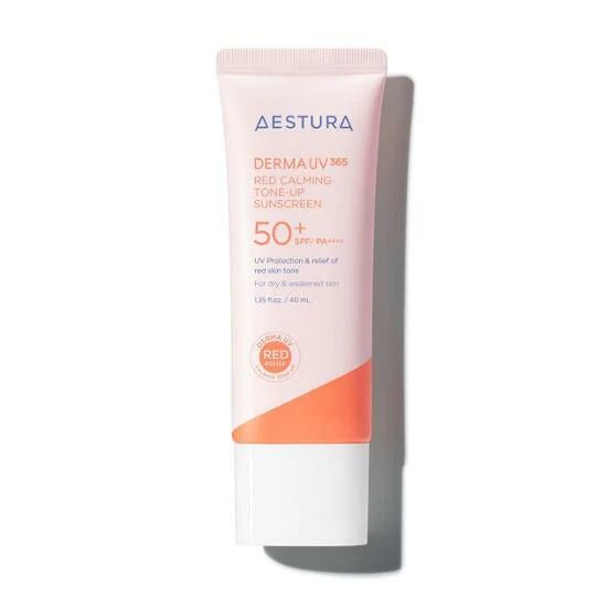 Buy Aestura Derma UV365 Red Calming Tone-Up Sunscreen 40ml Online in Saudi Arabia - YASHIE SA