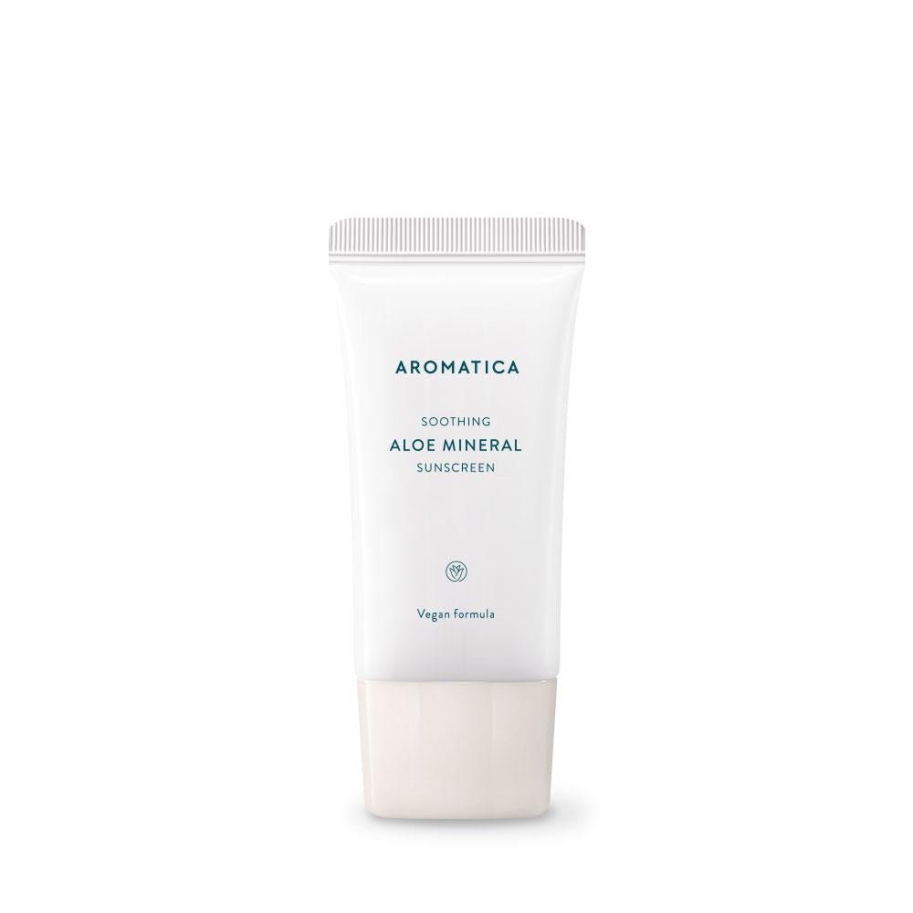 Buy Aromatica Soothing Aloe Mineral Sunscreen SPF50+/PA++++ 50g Online in Saudi Arabia - YASHIE SA