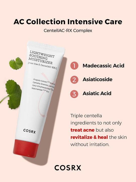 Buy Cosrx AC Collection Lightweight Soothing Moisturizer 80ml Online in Saudi Arabia - YASHIE SA