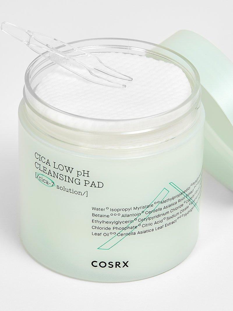 Buy Cosrx Pure Fit Cica Low pH Cleansing Pad 100 Pcs Online in Saudi Arabia - YASHIE SA