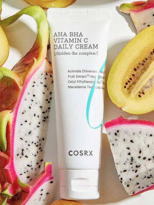 Buy Cosrx Refresh AHA BHA Vitamin C Daily Cream 50ml Online in Saudi Arabia - YASHIE SA