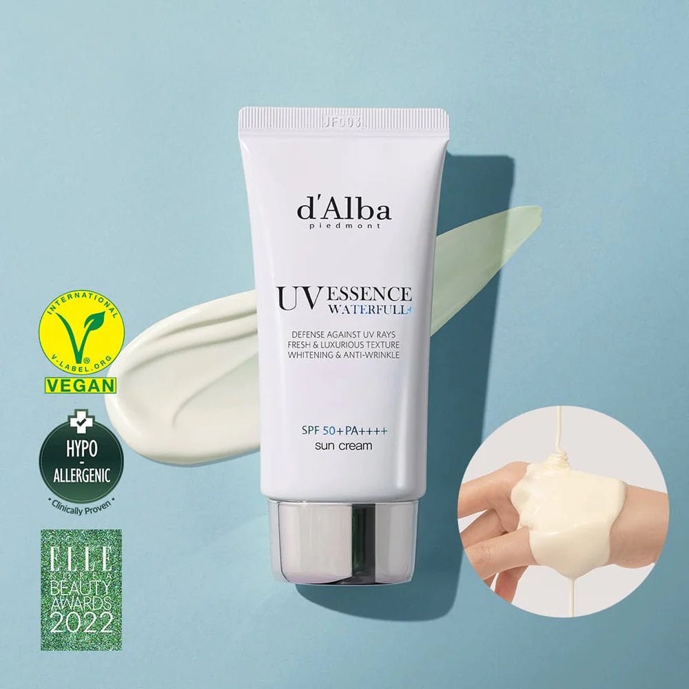 Buy D'Alba Waterful Essence Sunscreen 50ml Online in Saudi Arabia - YASHIE SA