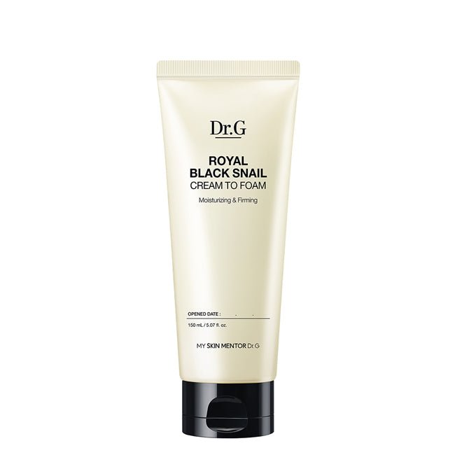 Buy Dr G Royal Black Snail Cream To Foam 150ml Online in Saudi Arabia - YASHIE SA