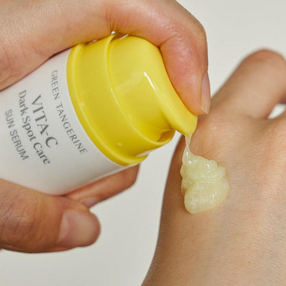 Buy Goodal Green Tangerine Vita C Dark Spot Care Sun Serum 50ml Online in Saudi Arabia - YASHIE SA