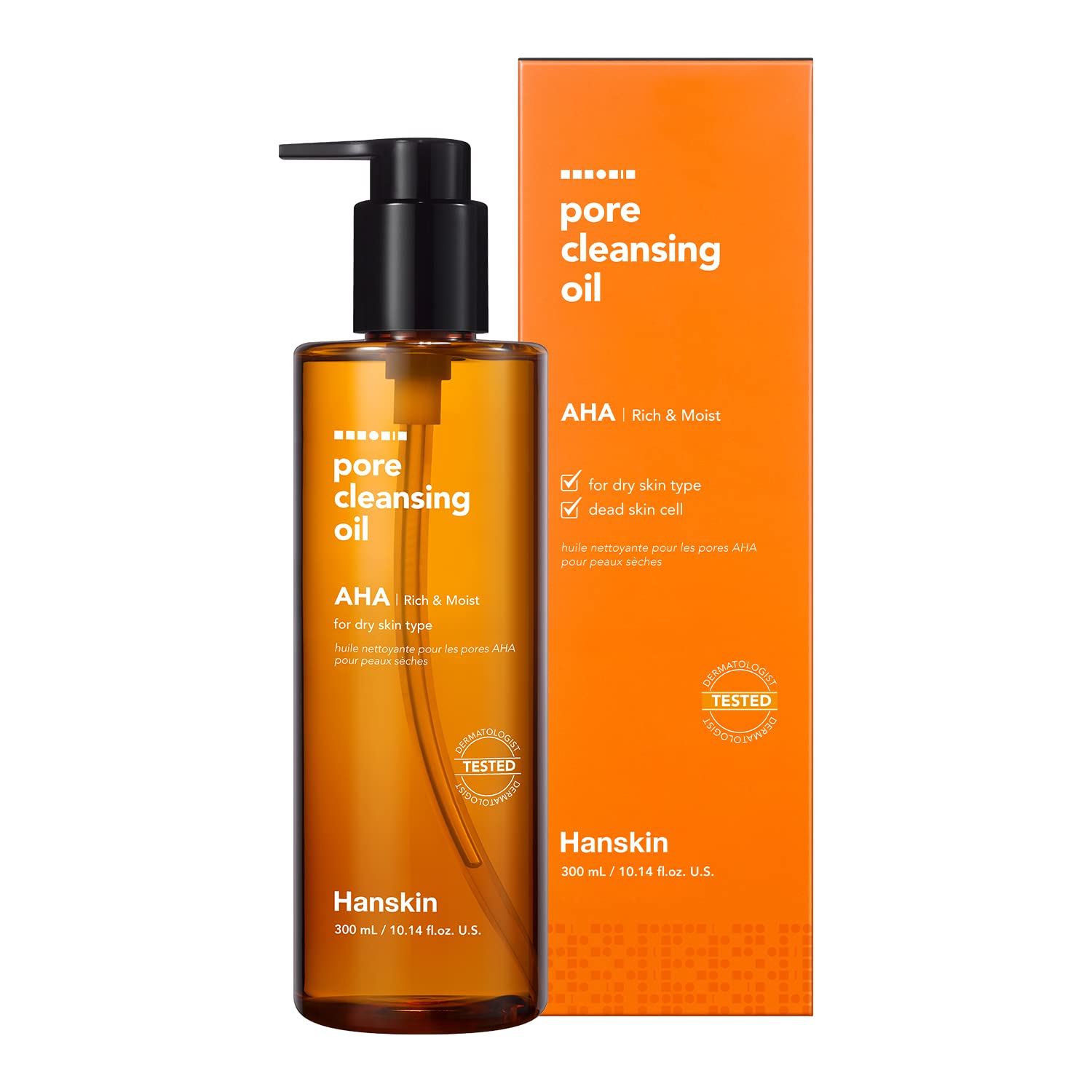 Buy Hanskin AHA Pore Cleansing Oil 300ml Online in Saudi Arabia - YASHIE SA