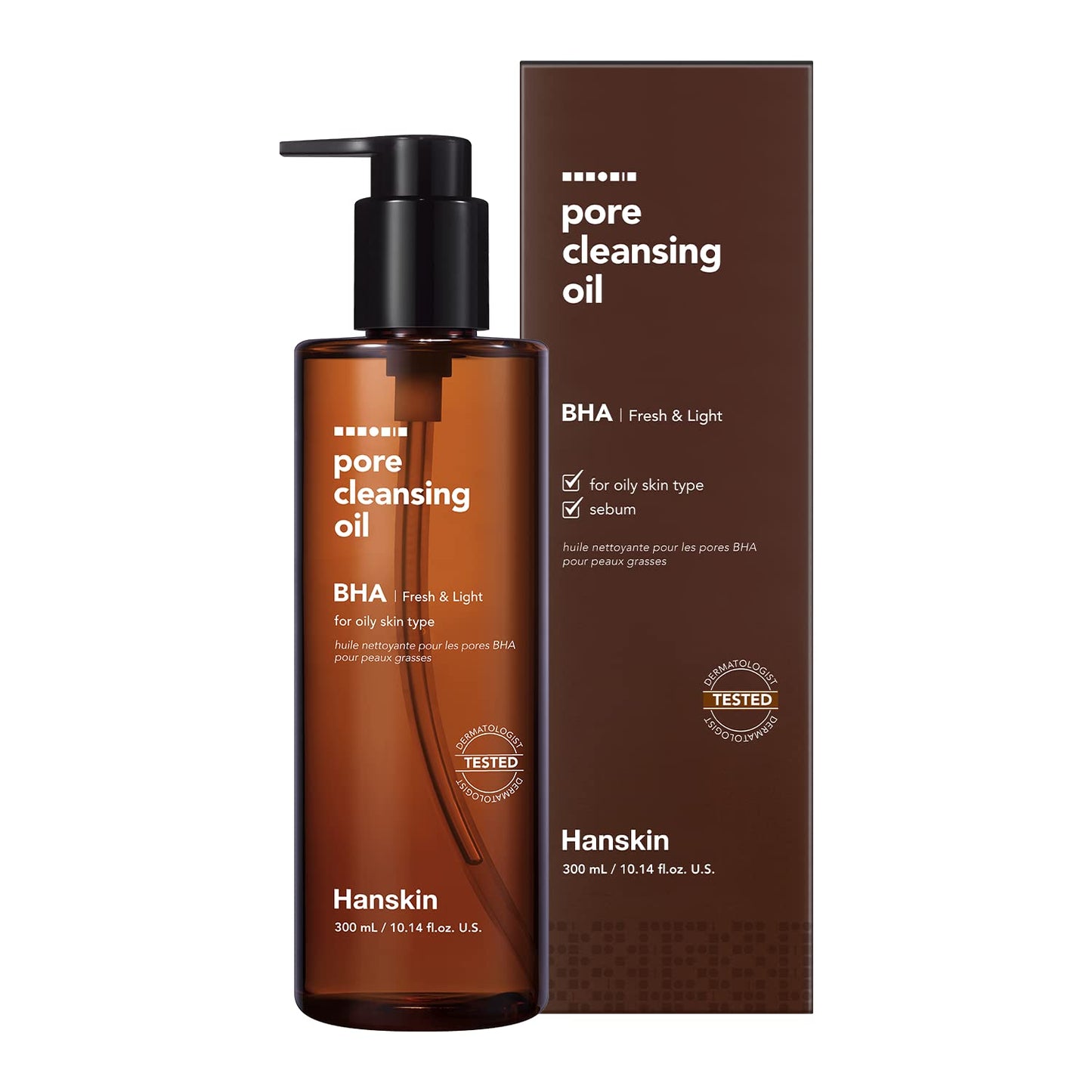 Buy Hanskin BHA Pore Cleansing Oil 300ml Online in Saudi Arabia - YASHIE SA