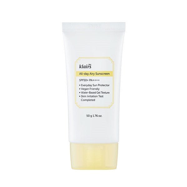 Buy Klairs All-day Airy Sunscreen 50ml Online in Saudi Arabia - YASHIE SA