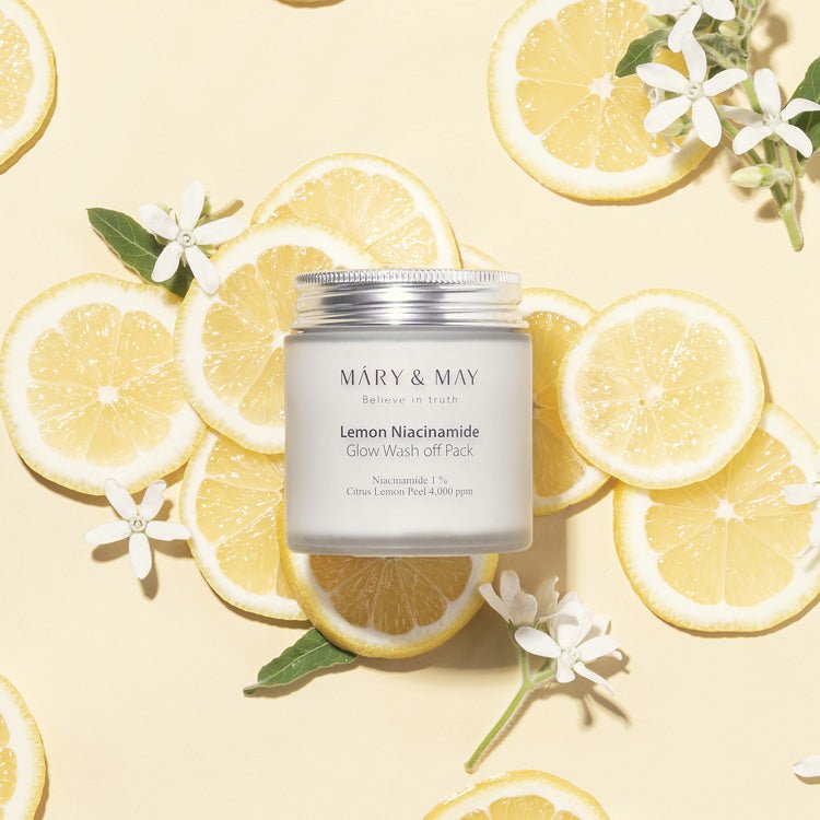 Buy Mary & May Lemon Niacinamide Glow Wash Off Pack 125g Online in Saudi Arabia - YASHIE SA