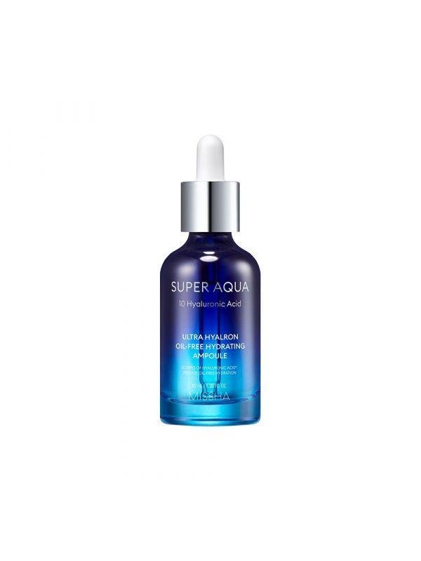 Buy Missha Super Aqua Ultra Hyalron Oil-Free Hydrating Ampoule 40ml Online in Saudi Arabia - YASHIE SA