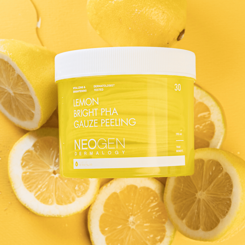 Buy Neogen Dermalogy Lemon Bright PHA Gauze Peeling 190ml (30 Pads) Online in Saudi Arabia - YASHIE SA