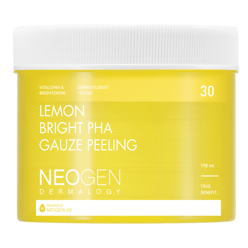 Buy Neogen Dermalogy Lemon Bright PHA Gauze Peeling 190ml (30 Pads) Online in Saudi Arabia - YASHIE SA