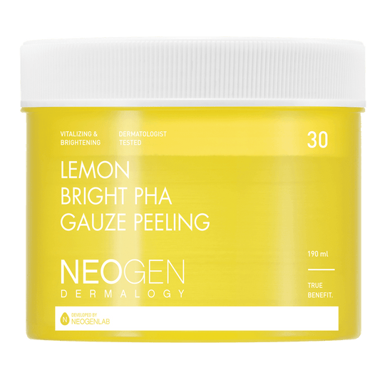 Buy Neogen Dermalogy Lemon Bright PHA Gauze Peeling 190ml (30 Pads) Online in Saudi Arabia - YASHIE SA