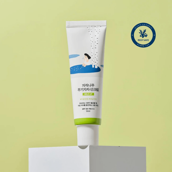 Buy Round Lab Birch juice Moisturizing Mild-up Sunscreen SPF 50+ PA++++ 50ml Online in Saudi Arabia - YASHIE SA