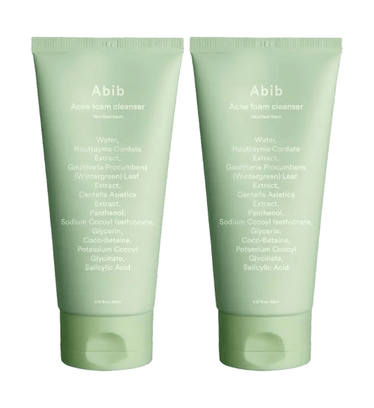 Buy Abib Acne foam cleanser Heartleaf foam (Bundle 2x150ml) Online in Saudi Arabia - YASHIE SA