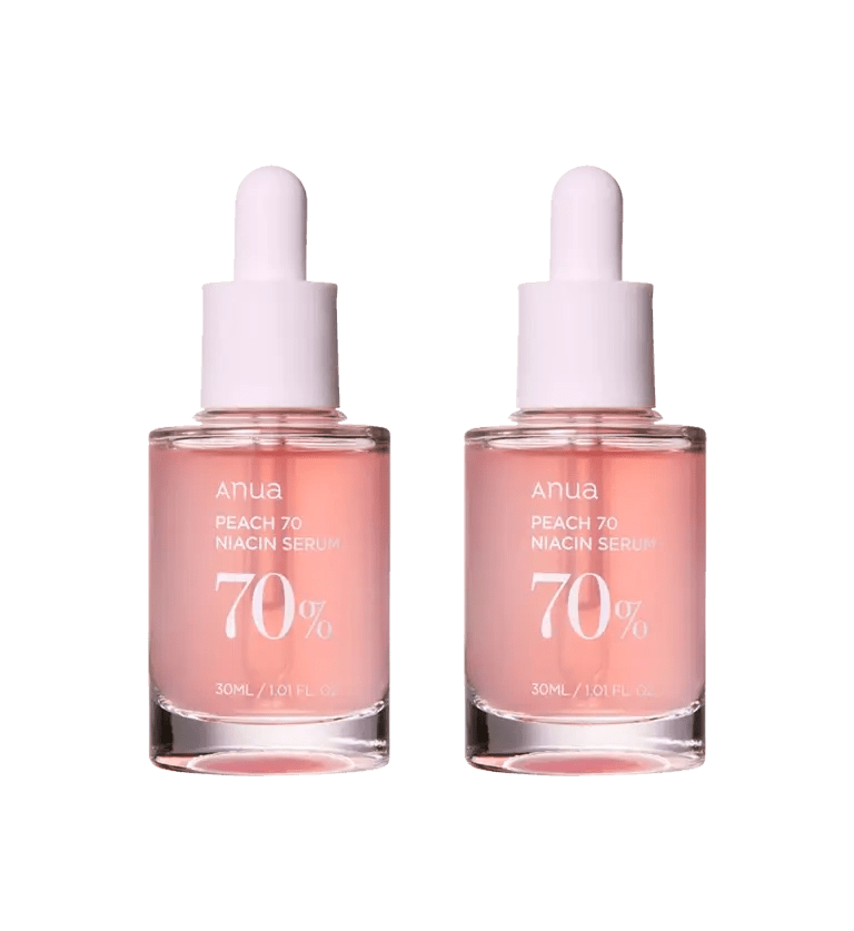 Buy Anua Peach 70% Niacinamide Serum 30ml (Bundle 2x30ml) Online in Saudi Arabia - YASHIE SA