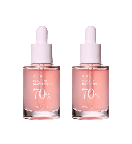 Buy Anua Peach 70% Niacinamide Serum 30ml (Bundle 2x30ml) Online in Saudi Arabia - YASHIE SA