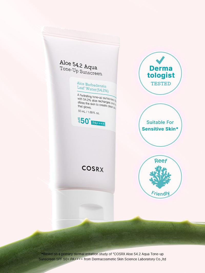 Buy Cosrx Aloe 54.2 Aqua Tone-up Sunscreen 50ml Online in Saudi Arabia - YASHIE SA