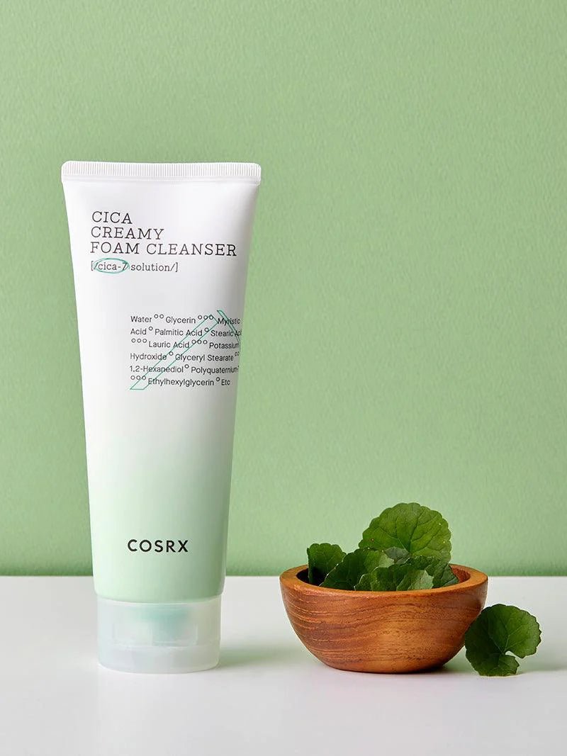 Buy Cosrx Pure Fit Cica Creamy Foam Cleanser 150ml Online in Saudi Arabia - YASHIE SA