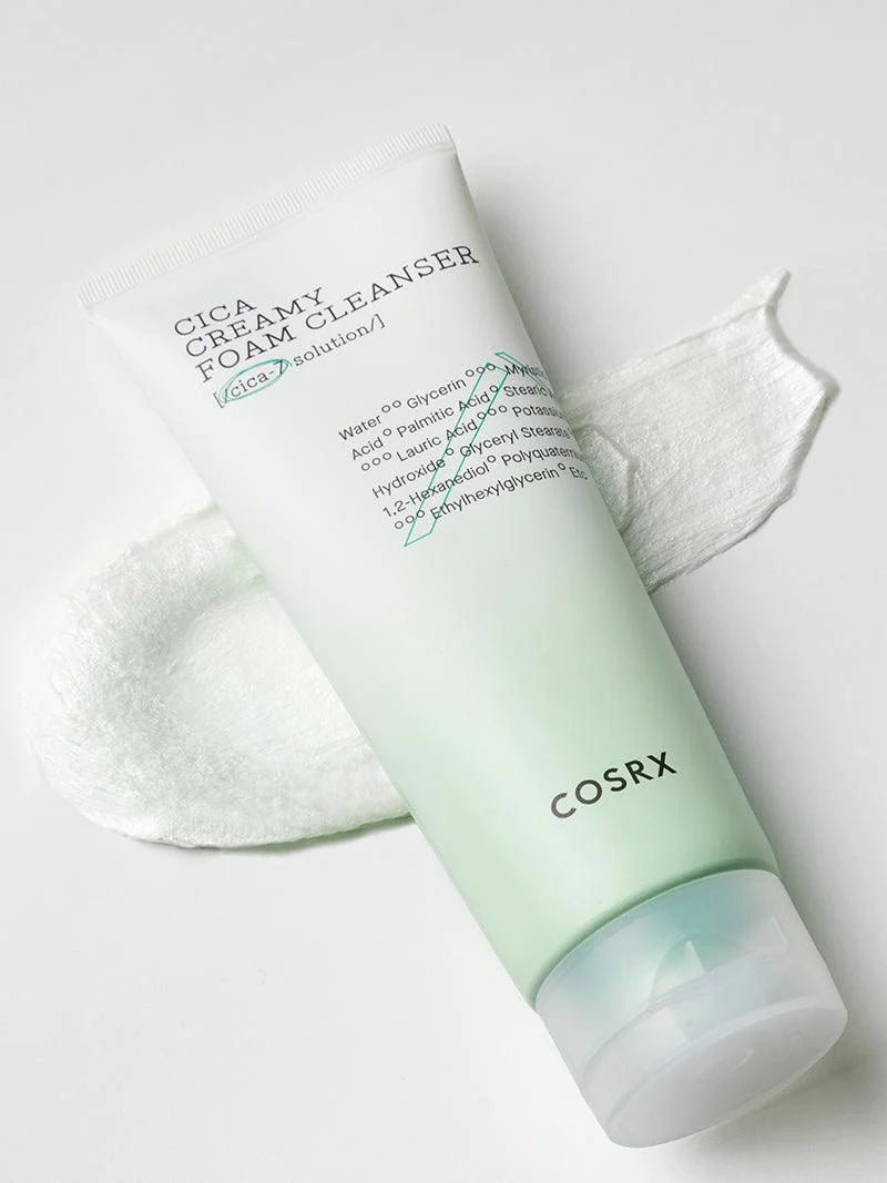 Buy Cosrx Pure Fit Cica Creamy Foam Cleanser 150ml Online in Saudi Arabia - YASHIE SA